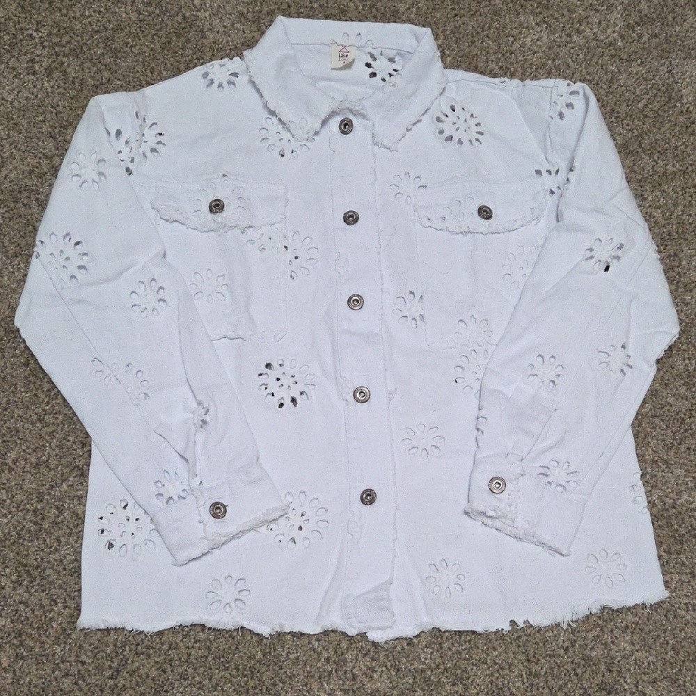Like Love, White Jean Jacket
